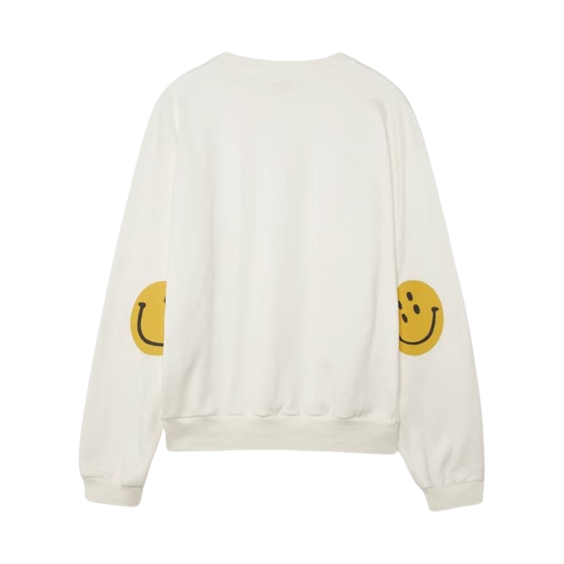 캐피탈 에코 플리스 크루넥 스웨트셔츠 레인보위 패치 화이트(Kapital Eco Fleece Crewneck Sweatshirt Rainbowy Patch White) - 1