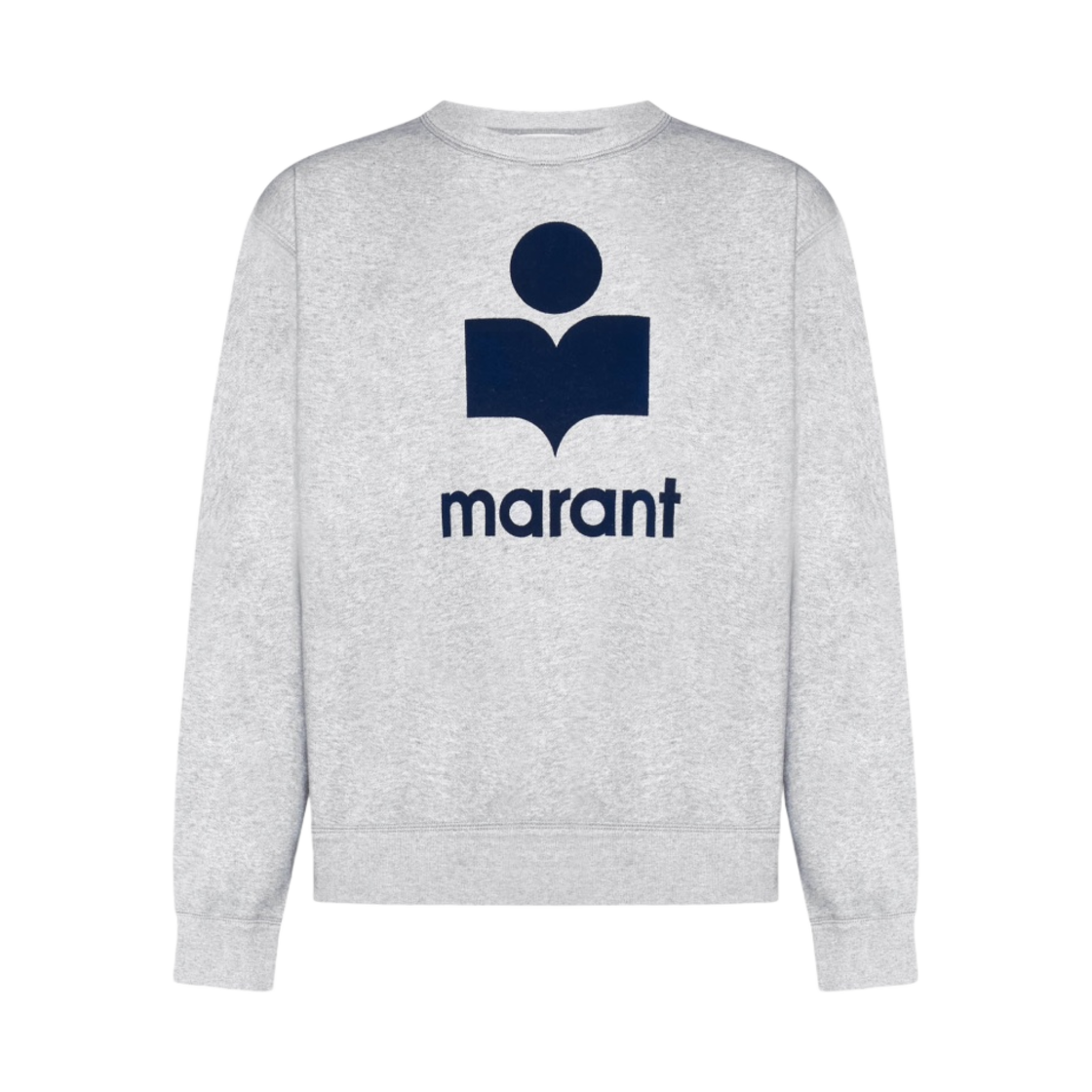 SW0029HA-A1M05H-GYMD Isabel Marant Mikoy Logo Cotton Sweatshirt Grey Midnight - 23SS
