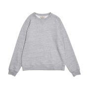 Nigel Cabourn Embroidered Arrow Crew Grey Marl