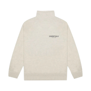 Essentials Pull-over Mockneck Sweatshirt Oatmeal/Oatmeal Heather/Light Heather Oatmeal 2020