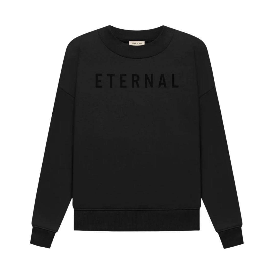 피어 오브 갓 플리스 크루넥 블랙(Fear of God Fleece Crewneck Black)
