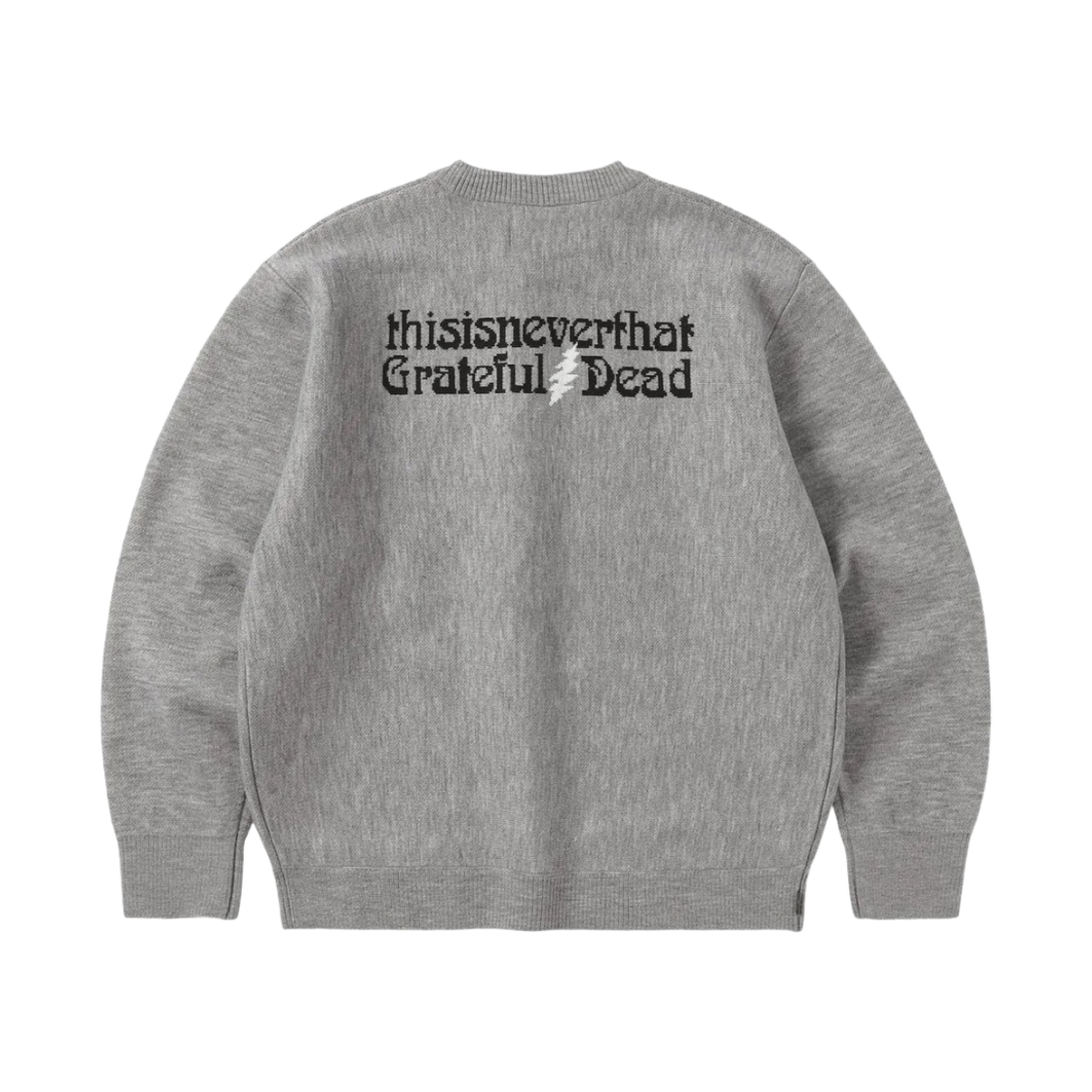 디스이즈네버댓 x 그레이트풀 데드 니트 스웨터 헤더 그레이(Thisisneverthat x Grateful Dead Dancing Bears Knit Sweater Heather Grey) - 2