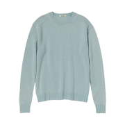 Auralee Washed French Merino Knit P/O Light Blue - 23AW
