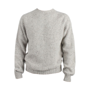 Harley of Scotland Wool Crewneck Sweater Mull