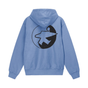 Stussy x Our Legacy Work Shop Surfman Pigment Dyed Hoodie Blue