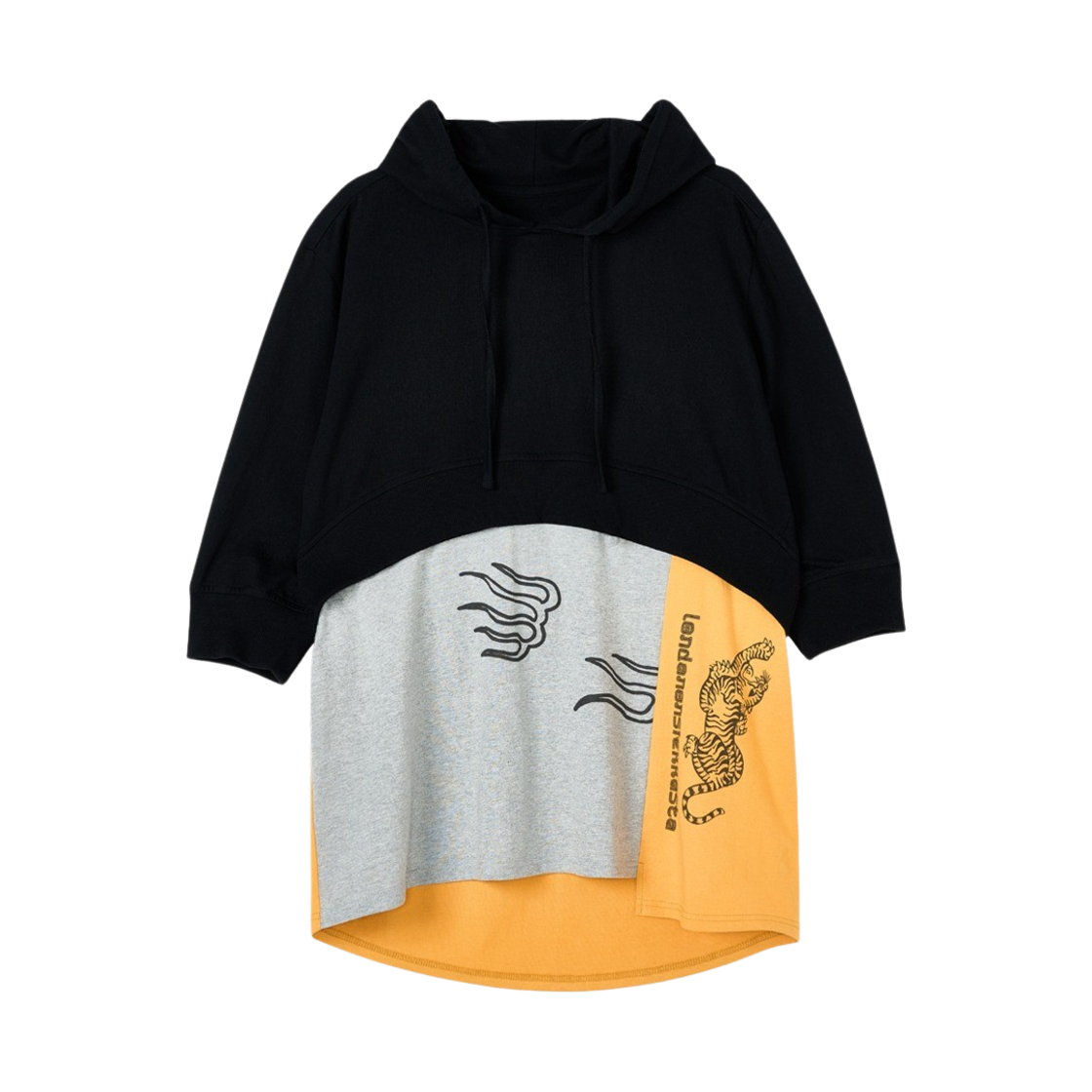 에크라손 쓰리블록후드 블랙(Ecrzn Three Block Hood Black)