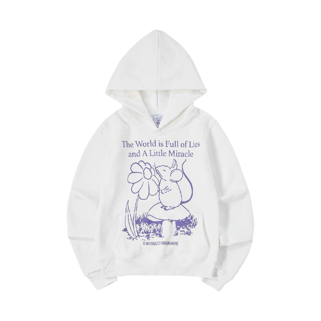모스키토 머더러스 더 월드 이즈 풀 오브 라이즈 앤드 어 리틀 미라클 미니 후드(Mosquito Murderers The World Is Full Of Lies And A Little Miracle Mini Hoodie)