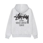 Stussy Stock DSM Ginza Hoodie Ash Heather