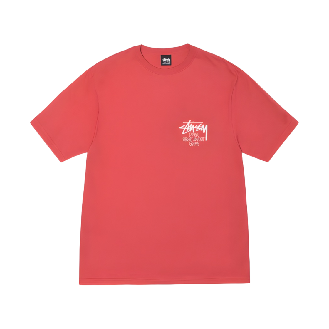 스투시 스탁 도버 스트리트 마켓 긴자 티셔츠 레드(Stussy Stock DSM Ginza T-Shirt Red) - 2