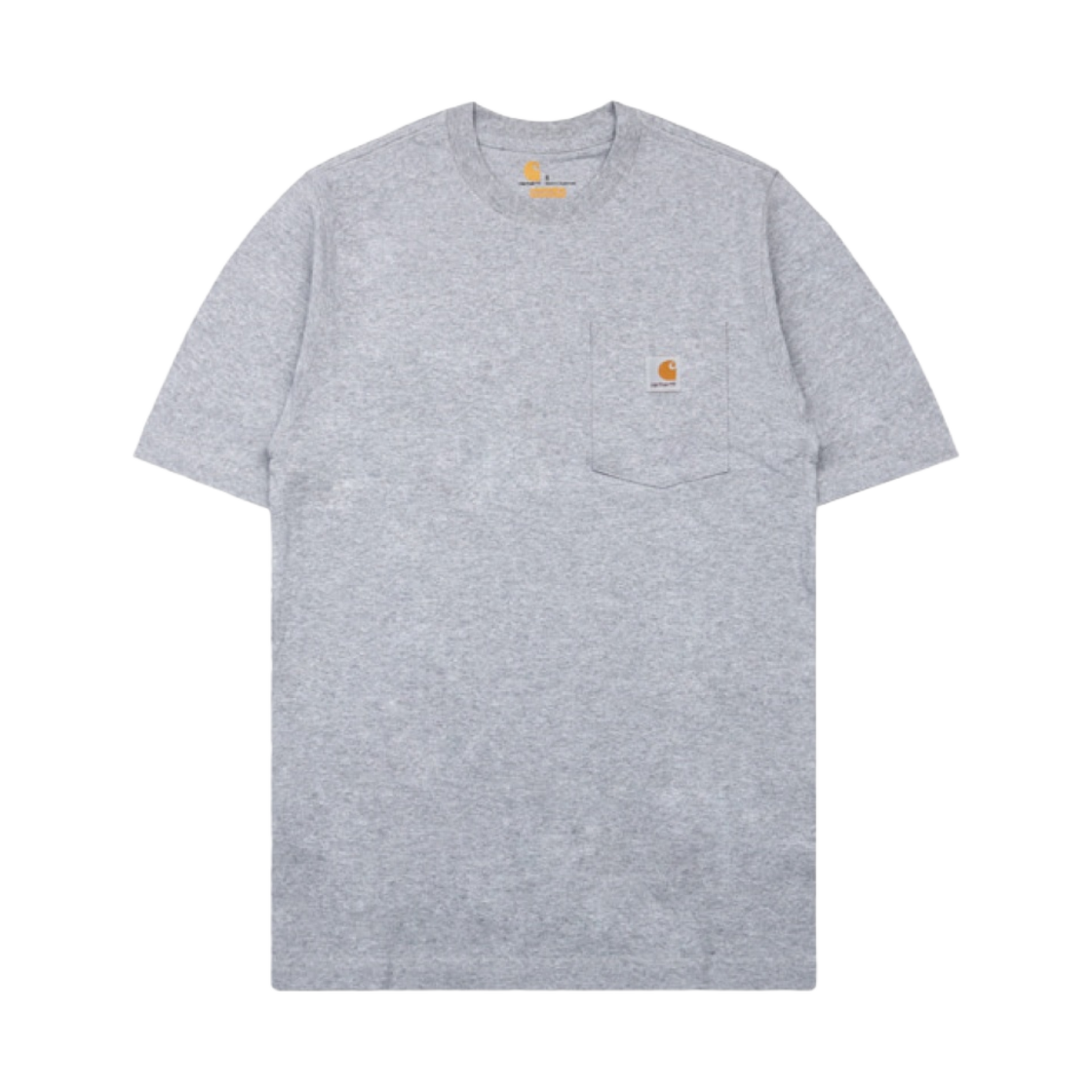 칼하트 루즈 핏 헤비웨이트 톨 숏슬리브 포켓 티셔츠 헤더 그레이