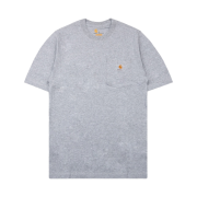 Carhartt Loose Fit Heavyweight Tall Short Sleeve Pocket T-Shirt Heather Grey