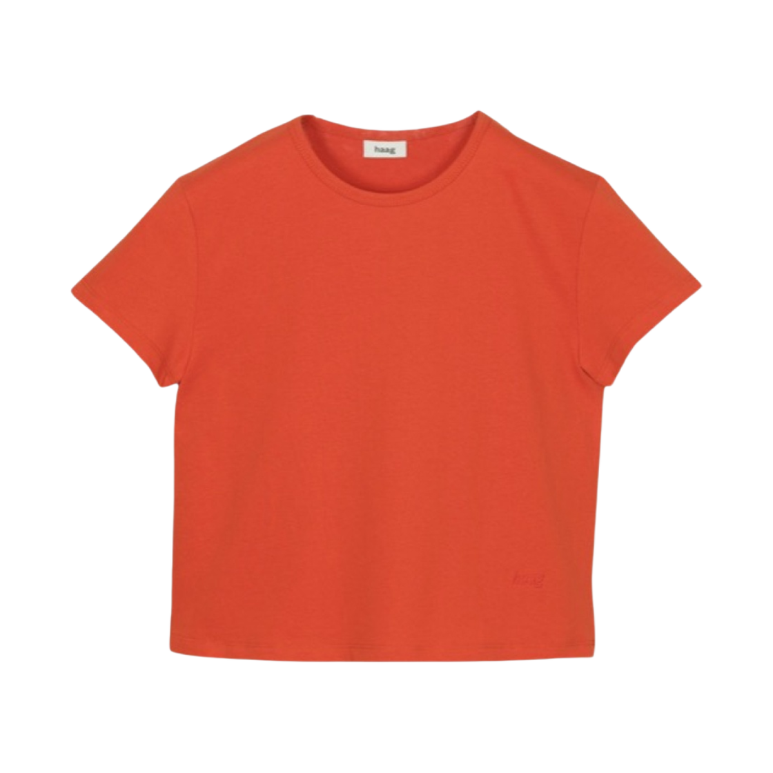 (W) 헤이그 어 레귤러 티셔츠 오렌지((W) Haag A Regular T-Shirt Orange)