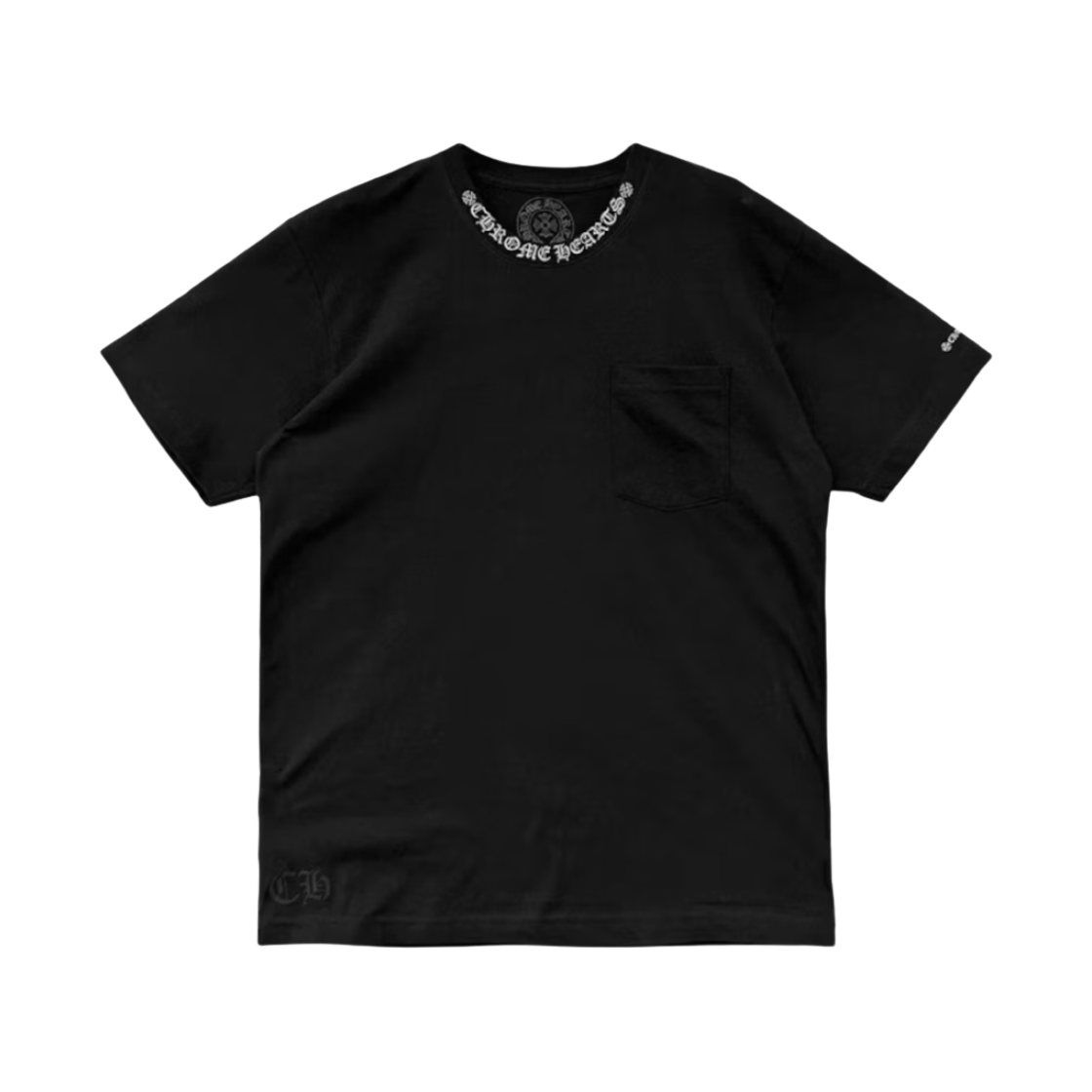 - Chrome Hearts Short Sleeve Pocket Crew Black