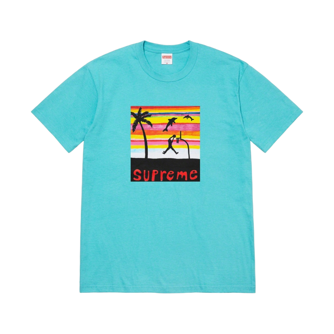 슈프림 덩크 티셔츠 라이트 틸 - 21SS(Supreme Dunk T-Shirt Light Teal - 21SS) - 1