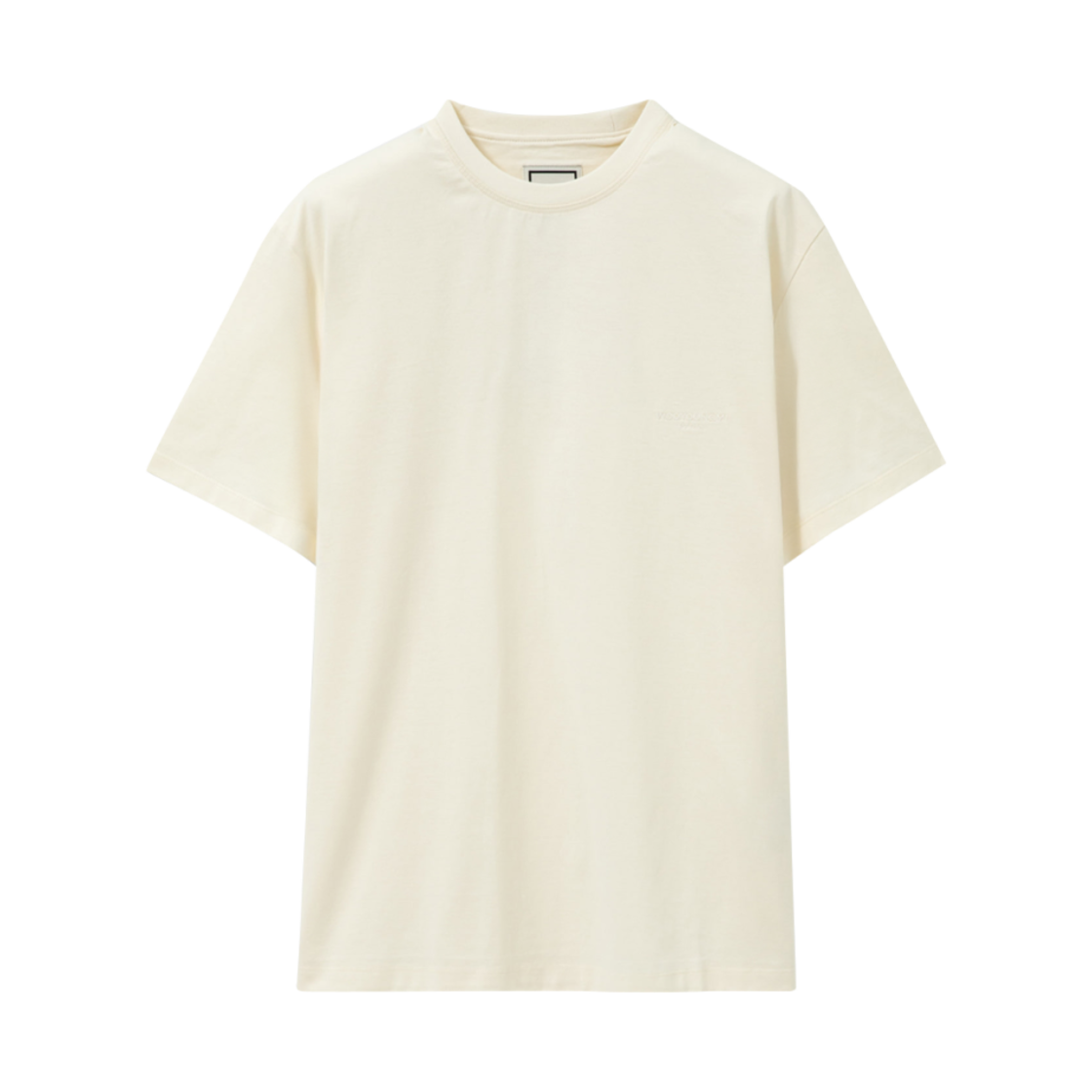 W251TS02702I Wooyoungmi Embroidery Logo T-Shirt Ivory - 25SS