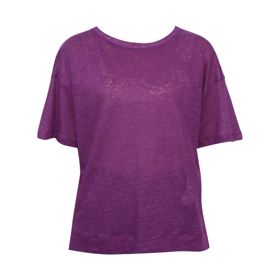 (W) 위켄드 막스마라 팔라 티셔츠 퍼플((W) Weekend Max Mara Falla T-Shirt Purple) - 1