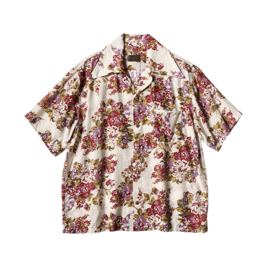 KAPITAL ウールチェックドリズラーオープンカラーシャツ サイズ4