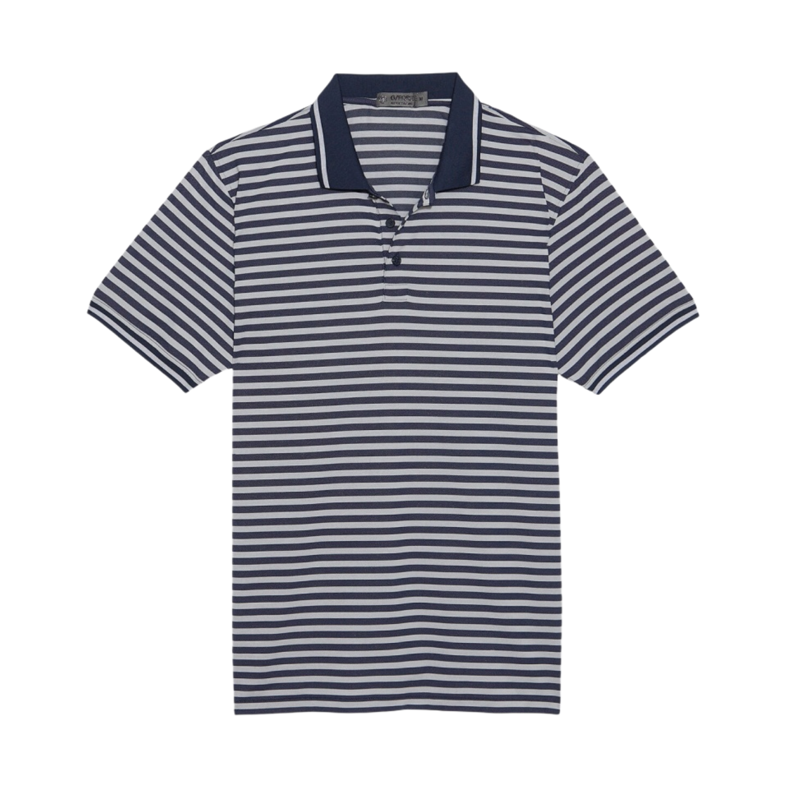 G4MS23K003 G/Fore Perforated Stripe Rib Collar Tech Jersey Slim Fit Polo Twilight