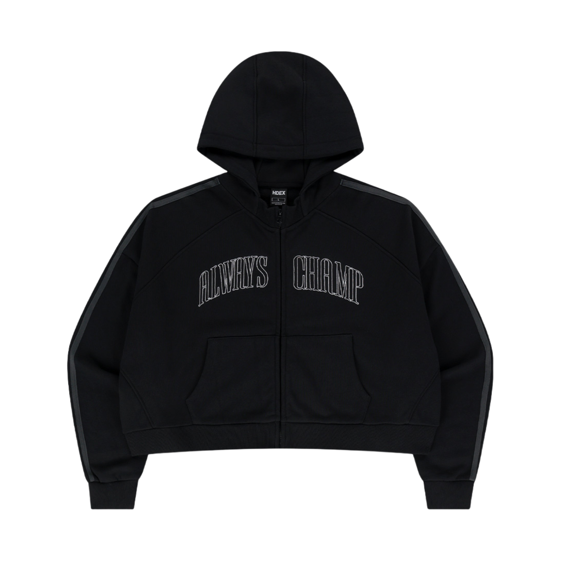 에이치덱스 우먼스 니들워크 후디 집업 블랙(HDEX Womens Needlework Zip-up Hoodie Black)