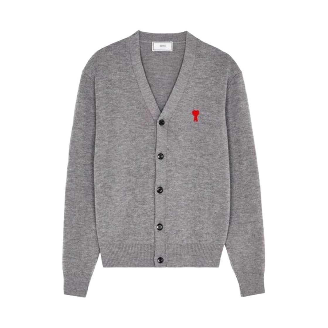 아미 스몰 하트 로고 울 가디건 헤더 그레이 - 21SS(AMI de Coeur Wool Cardigan Heather Grey - 21SS) - 1