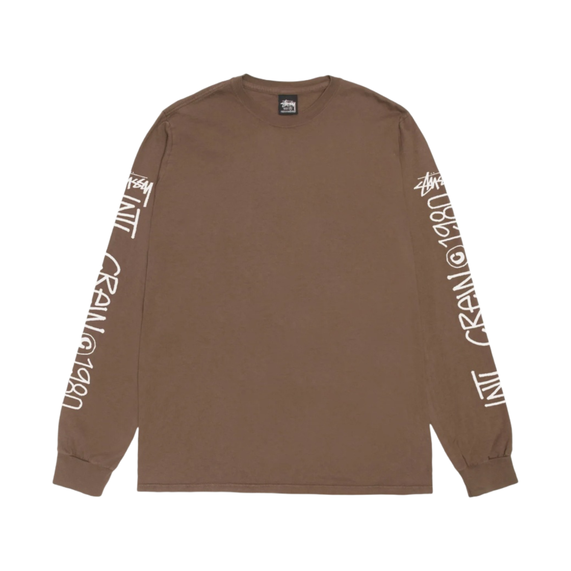 스투시 인터내셔널 피그먼트 다이드 롱슬리브 티셔츠 브라운(Stussy International Pigment Dyed LS T-Shirts Brown) - 1
