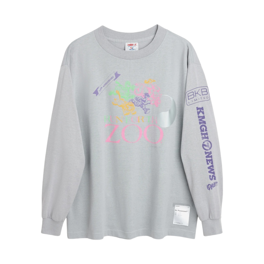 아워레가시 워크샵 리포제스드 마라톤 티셔츠 런 포 더 주(Our Legacy Work Shop Repossessed Marathon T-Shirt Run For The Zoo) - 1