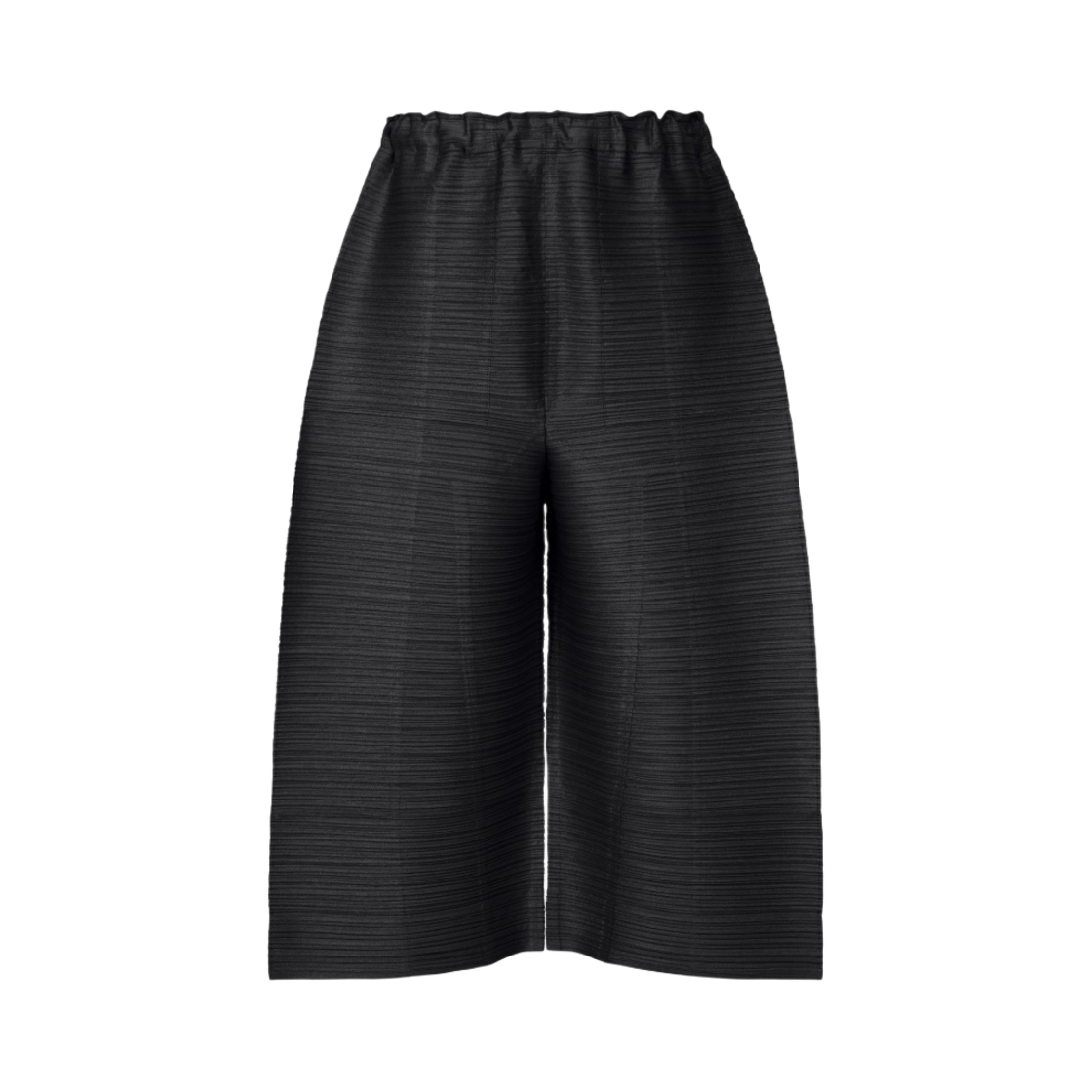 (W) 플리츠 플리즈 이세이 미야케 루트 팬츠 블랙((W) Pleats Please Issey Miyake Route Pants Black) - 1