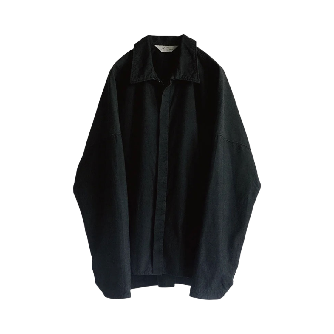 안셀름 샴브레이 드레스 롱슬리브 셔츠 블랙(Ancellm Chanbray Dress LS Shirt Black)