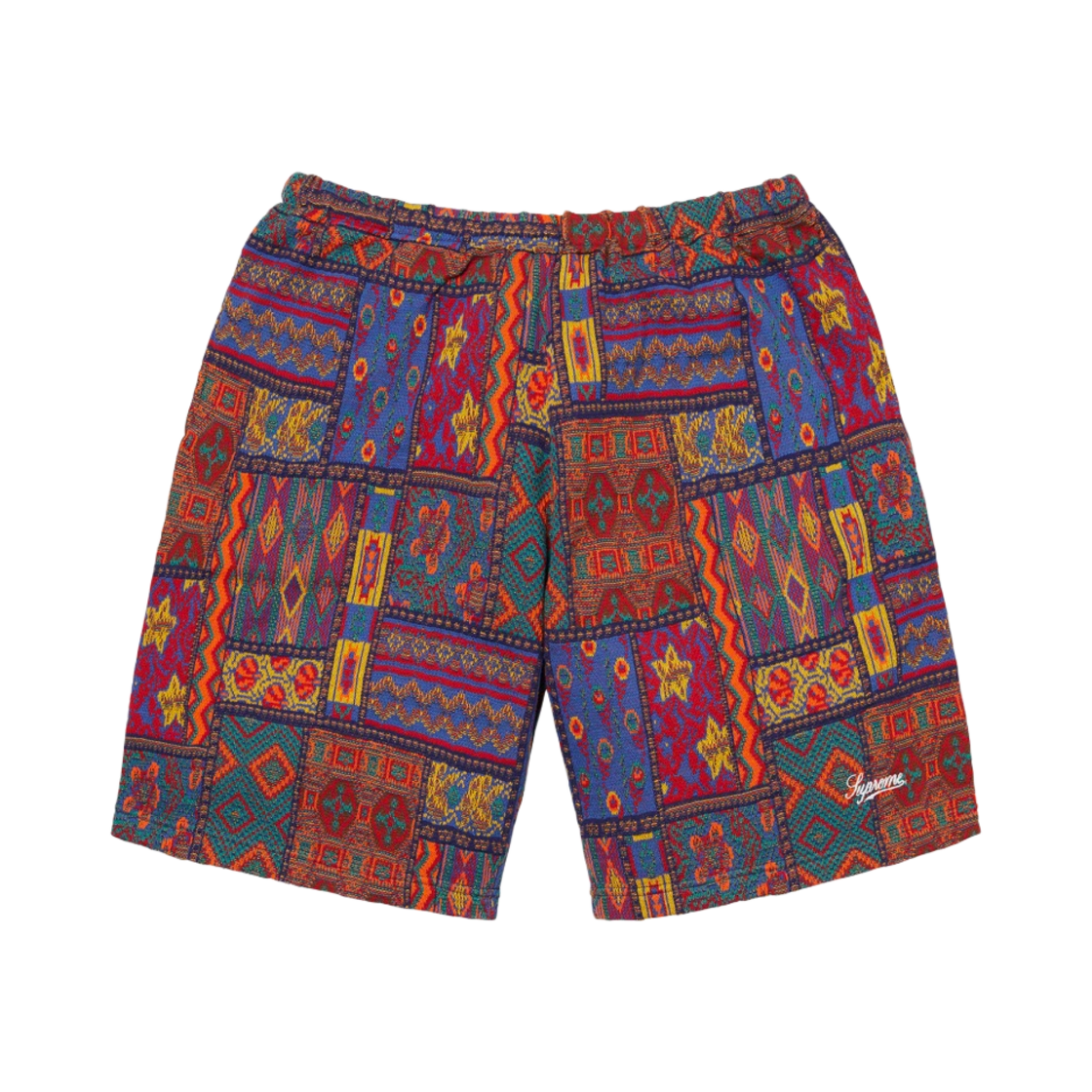 슈프림 패치워크 니트 쇼츠 멀티컬러 - 20SS(Supreme Patchwork Knit Shorts Multi-color - 20SS) - 1