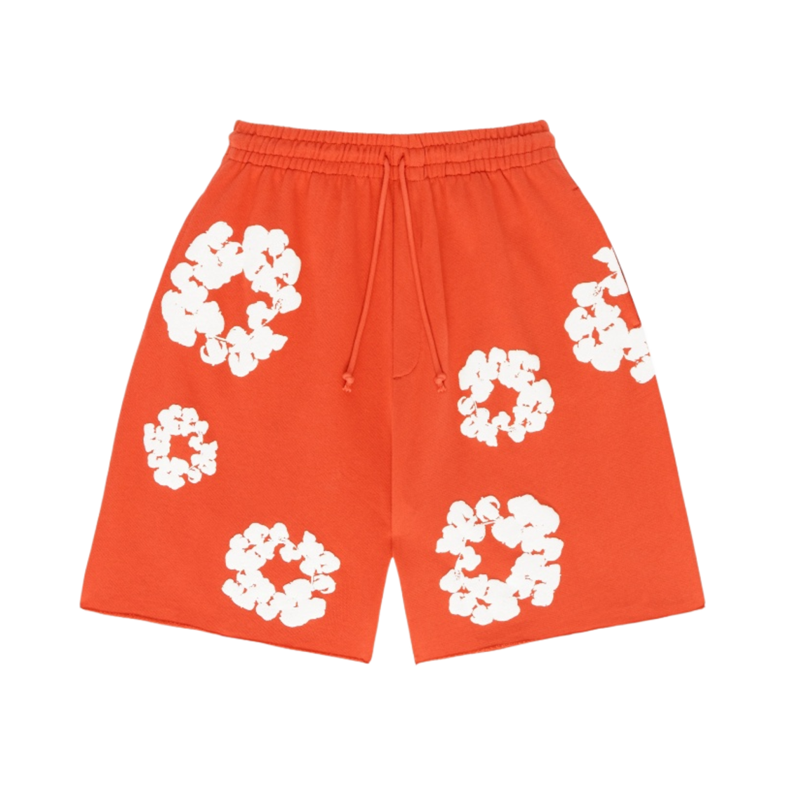 데님 티어스 더 코튼 리쓰 쇼츠 오렌지(Denim Tears The Cotton Wreath Shorts Orange)