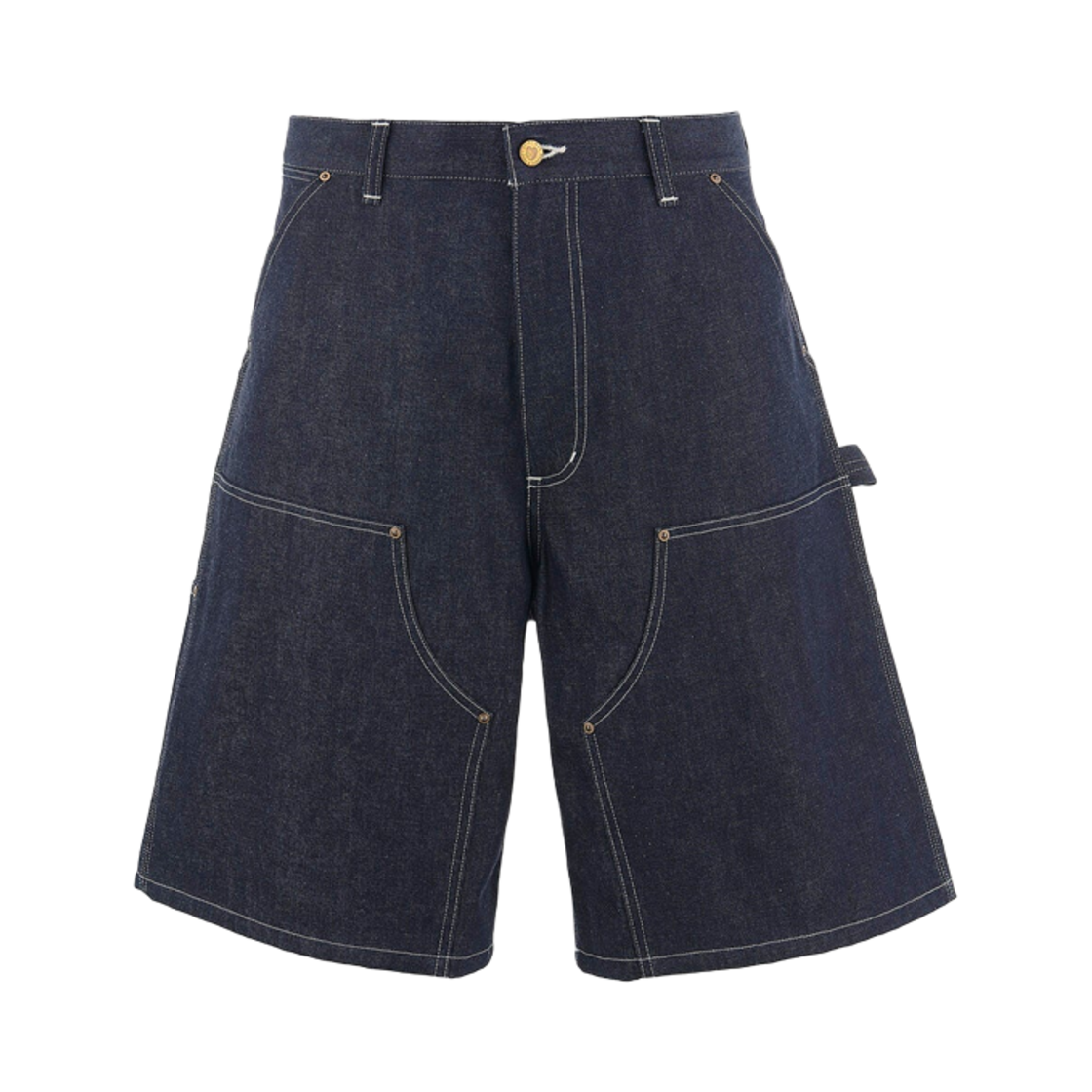 HR8-0000-074 Saint Mxxxxxx Double Knee Shorts Rigid Blue - 25SS