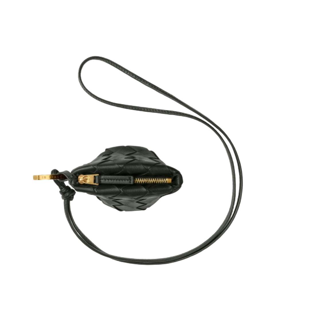 보테가 베네타 인트레치아토 코인 케이스 블랙(Bottega Veneta Intrecciato Coin Case Black) - 3