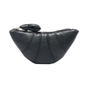 Lemaire Croissant Coin Purse Soft Nappa Leather Dark Slate Green