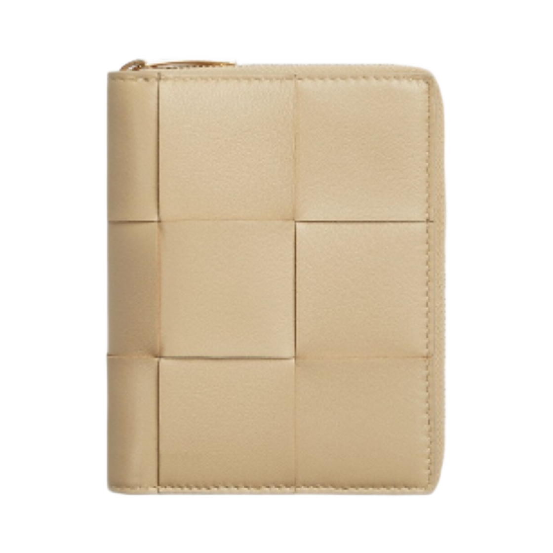보테가 베네타 컴팩트 카세트백 지퍼 어라운드 지갑 포리지(Bottega Veneta Compact Cassette Zip Around Wallet Porridge) - 1