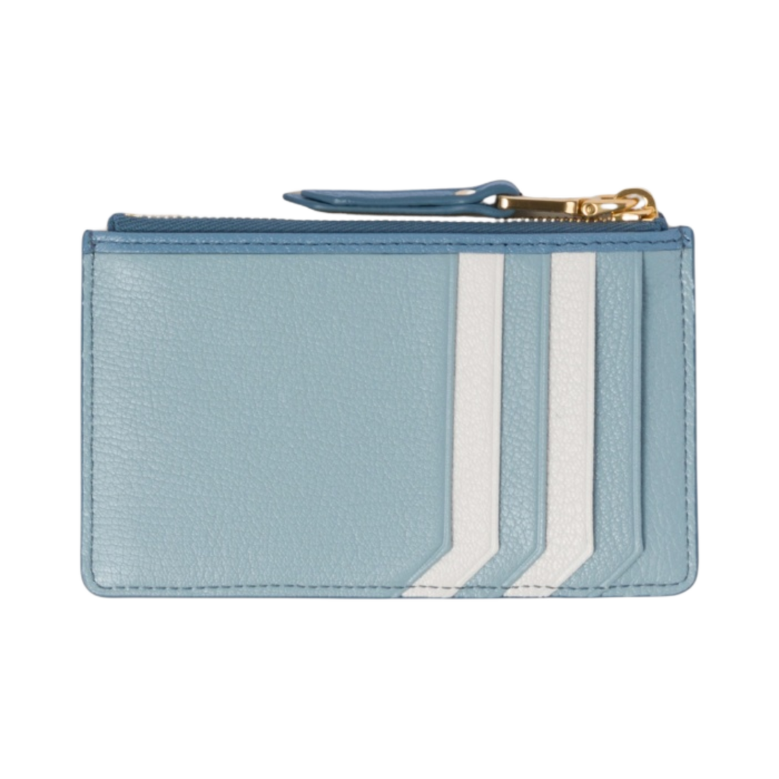 미우 미우 마드라스 레더 엔벨로프 월렛 아스트랄 블루(Miu Miu Madras Leather Envelope Wallet Astral Blue) - 3