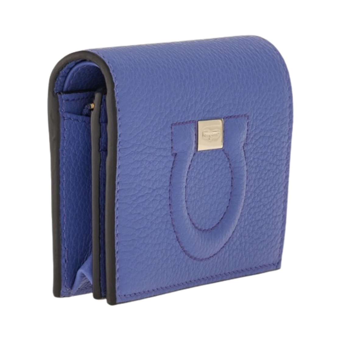 페라가모 간치니 동전 지갑 블렌치드 데님(Ferragamo Gancini Coin Holder Blenched Denim) - 2