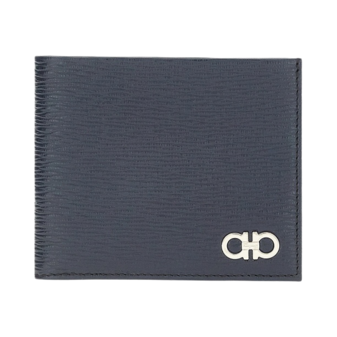 66A063-744850 Ferragamo Gancini Wallet Deep Ocean Black - 대표 이미지 #1