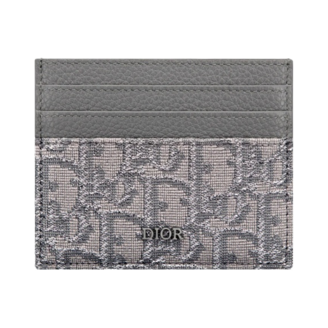 디올 카드 홀더 루테늄 디올 오블리크 자카드(Dior Card Holder Ruthenium Dior Oblique Jacquard) - 1