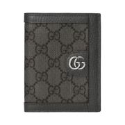 Gucci Ophidia GG Card Case Grey Black