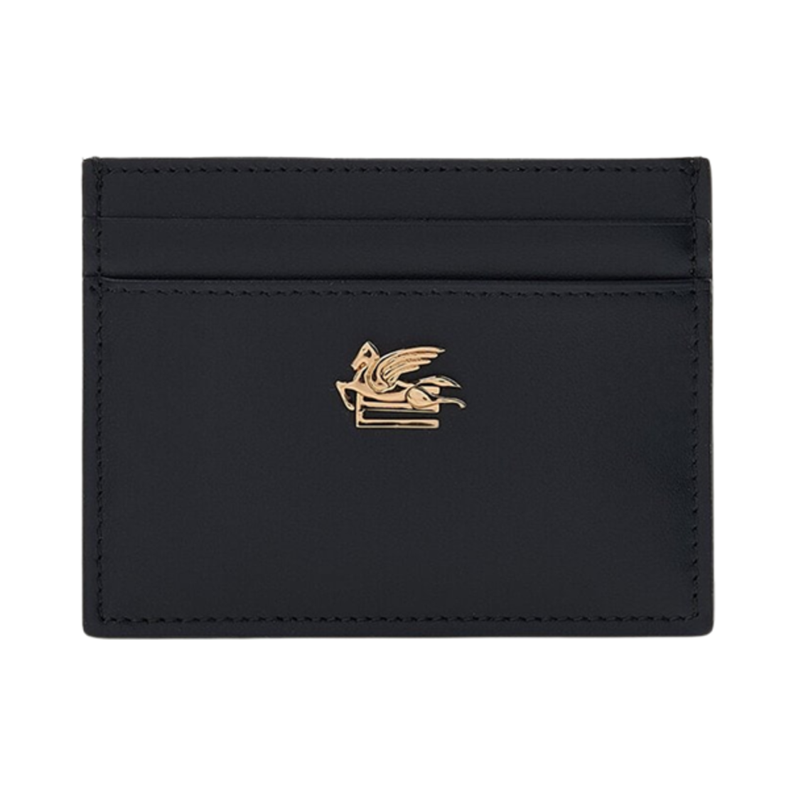 1H7692192001 Etro Pegaso Card Holder Black