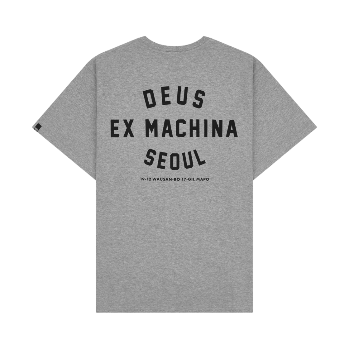 데우스 엑스 마키나 서울 컬리지 티셔츠 그레이 말