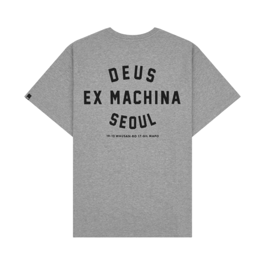 데우스 엑스 마키나 서울 컬리지 티셔츠 그레이 말