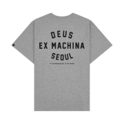 Deus Ex Machina Seoul College T-Shirt Grey Marle