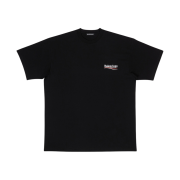 Balenciaga Political Campaign T-Shirt Regular Fit Black