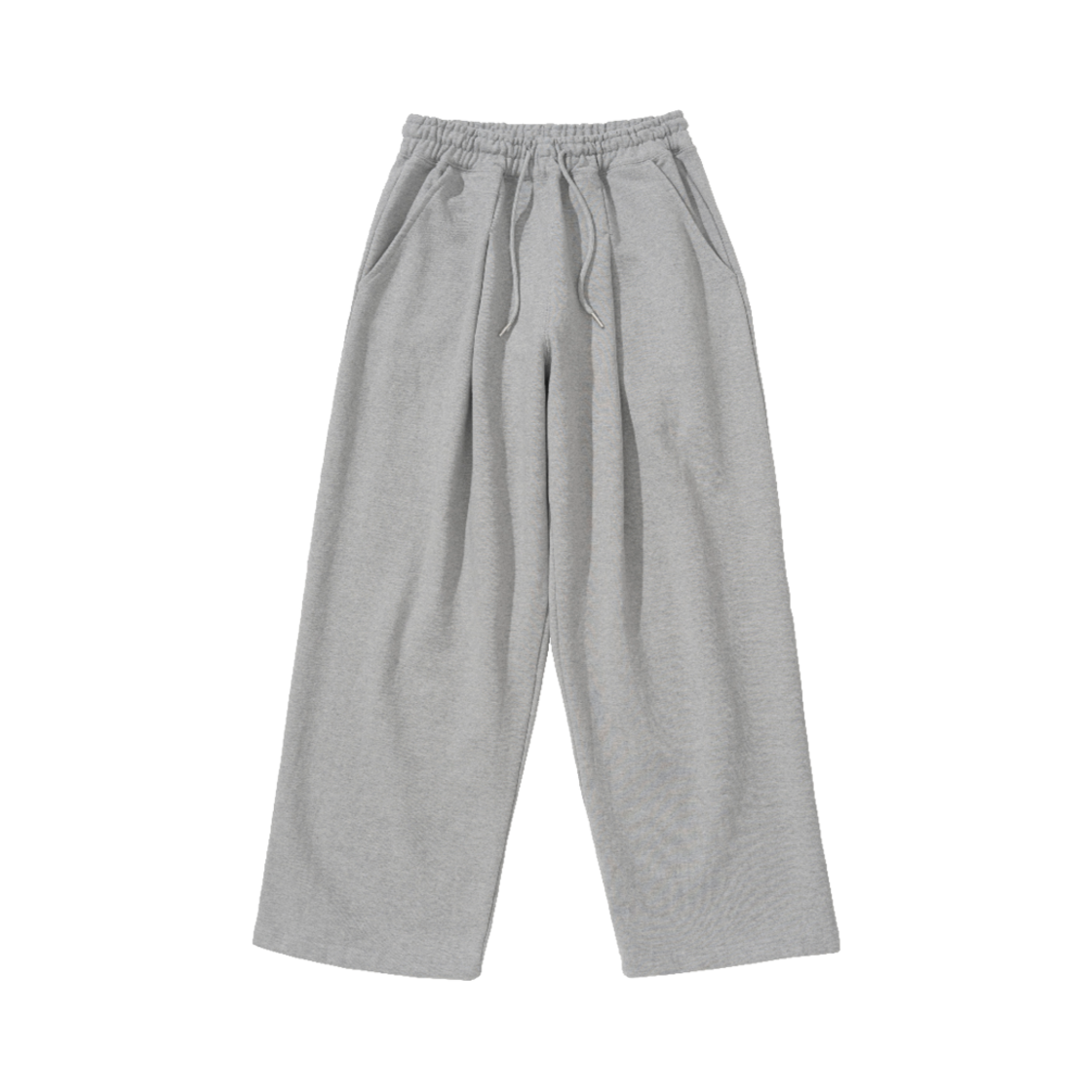 랩트웰브 원턱 스트링 와이드 팬츠 그레이(LAB TWELVE One Tuck String Wide Pants Grey)