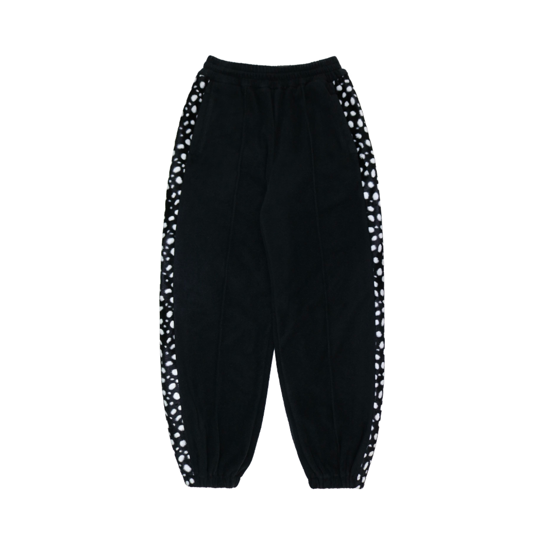 나비버스 카우 플리츠 팬츠 블랙(NAVIVERSE Cow Fleece Pants Black)