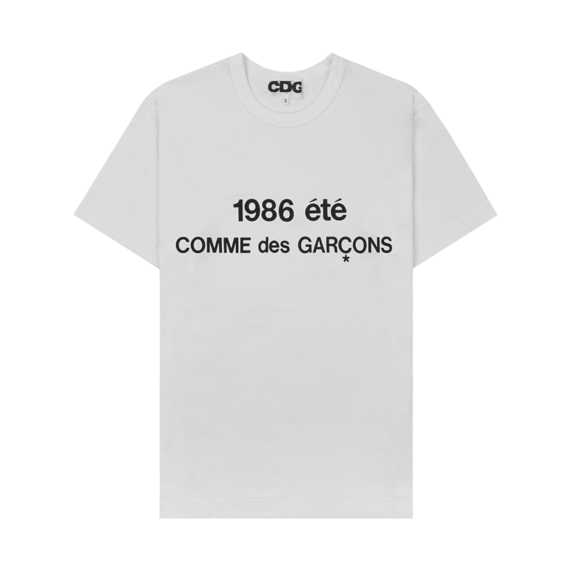 CDG 1986 꼼데가르송 티셔츠 화이트(CDG 1986 Comme des Garcons T-Shirt White)