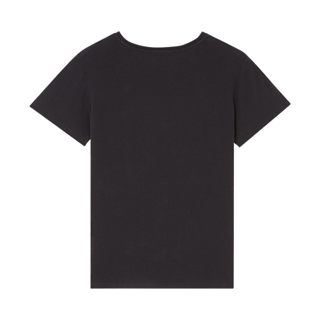(W) 메종 키츠네 팔레이스 로얄 클래식 티셔츠 블랙((W) Maison Kitsune Palais Royal Classic T-Shirt Black) - 2