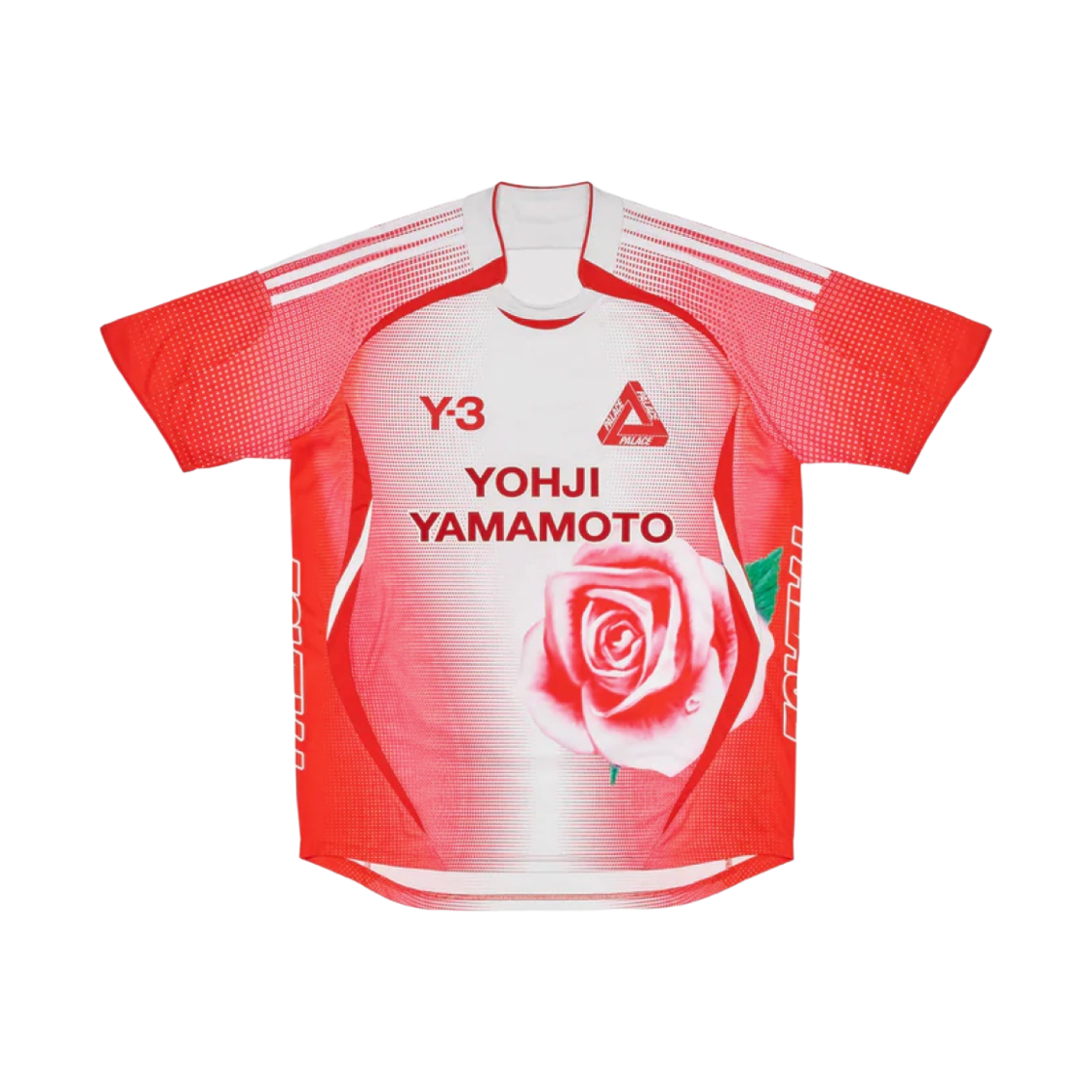 팔라스 x Y-3 풋볼 티셔츠 화이트 레드 - 22FW(Palace x Y-3 Football T-Shirt White Red - 22FW) - 1