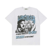 [예약배송] Won Chaser Money Right Circle Tight T-Shirts White